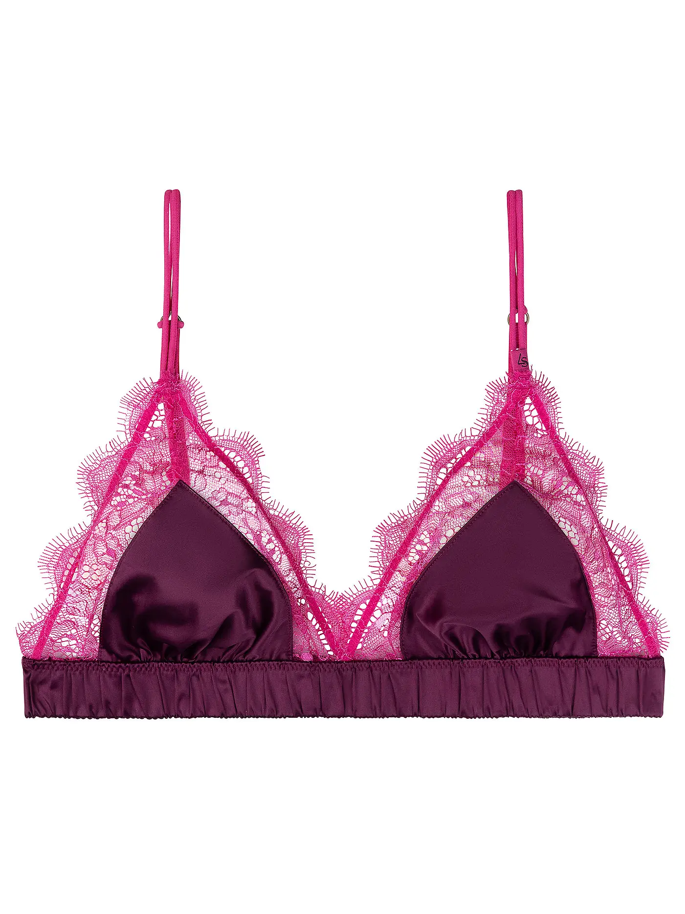 LOVE STORIES | Triangel BH LOVE LACE burgundy | 